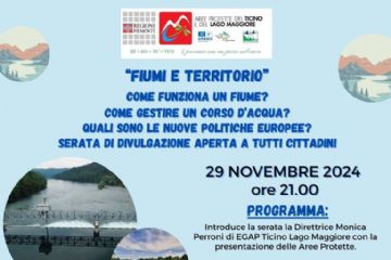 Serata divulgativa: FIUMI E TERRITORIO