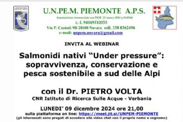 WEBINAR: Salmonidi nativi